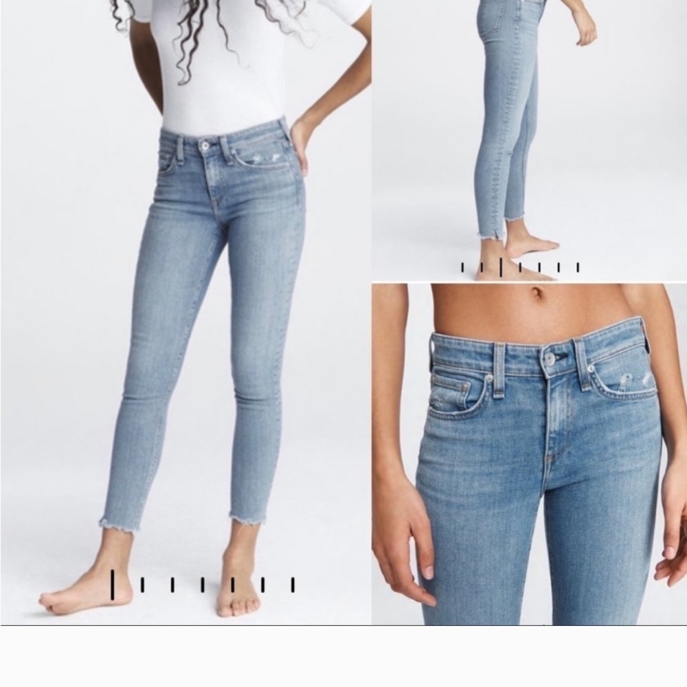 Rag And Bone 28 Mid Rise Skinny